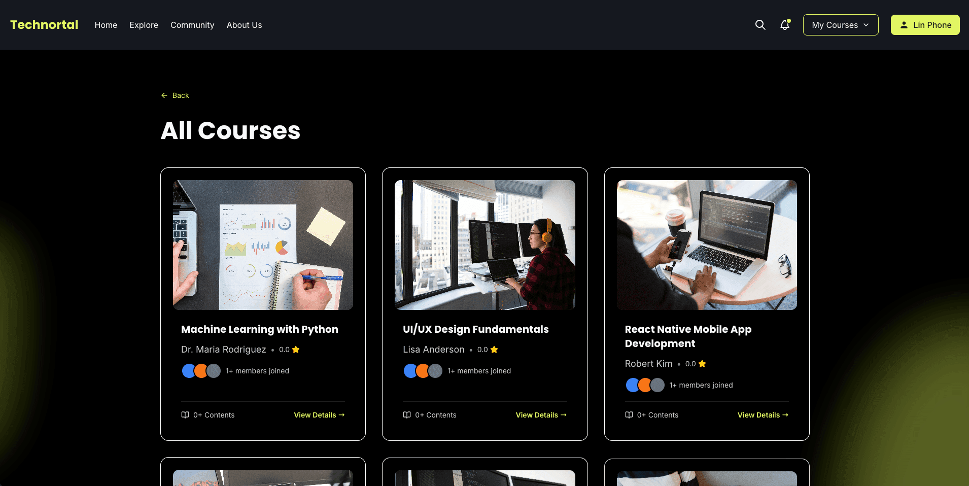 Courses Overview