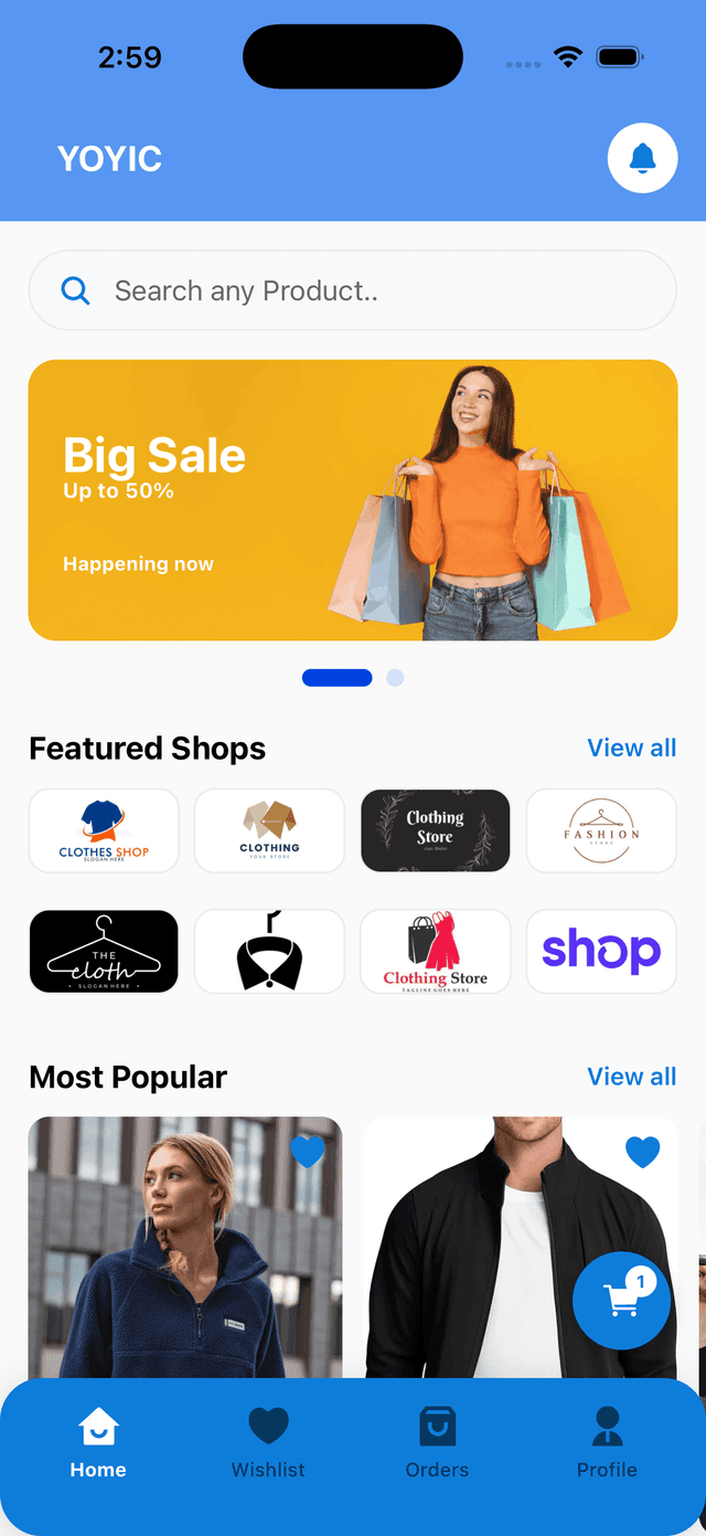 Home & Product Discovery