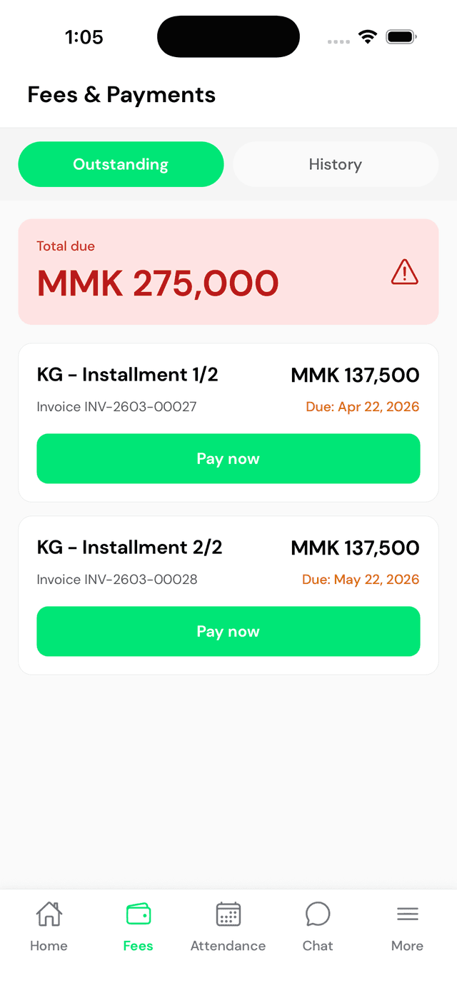Parent Payment Overview